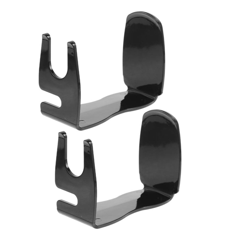 Garneck 2pcs Safety Razor Stand Shaving Brush Display Stand 5.5x3.2x2.1inch Plastic Sleek Contemporary Design Space Saving Razor Brush Organizer for Bathroom Countertop