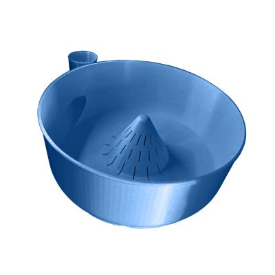Rxgiasup Space-Saving Auto Cleanse Dish with Rinse Jets for Produce Care Quick Neat Kitchen Device