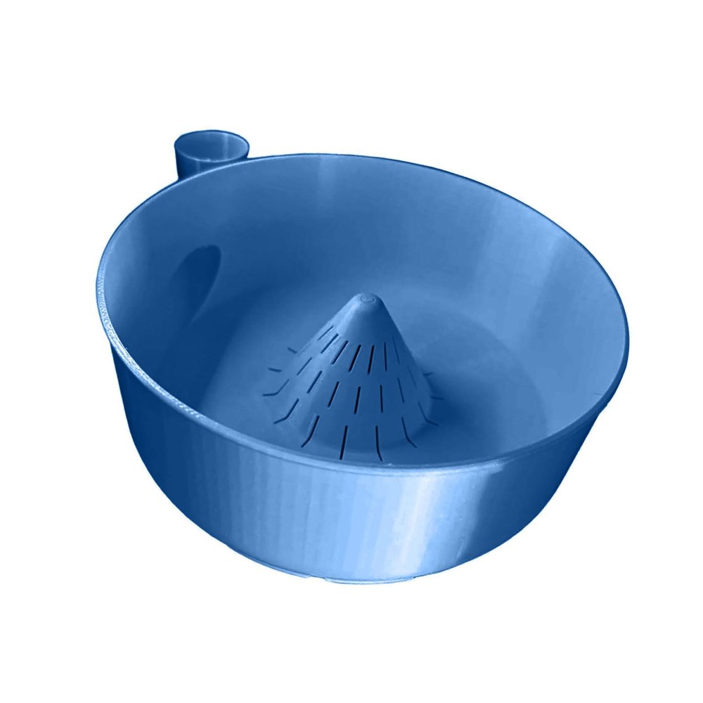 Rxgiasup Space-Saving Auto Cleanse Dish with Rinse Jets for Produce Care Quick Neat Kitchen Device