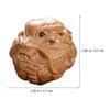 Angoily 2pcs Wood Handballs Massage Ball Hand Rolling Balls Premium Wood Material Shape Decoration Massage Fingers Home Decoration for Elders Family view 2