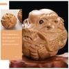 Angoily 2pcs Wood Handballs Massage Ball Hand Rolling Balls Premium Wood Material Shape Decoration Massage Fingers Home Decoration for Elders Family view 3