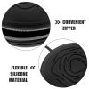 Angoily Small Packing Box Silicone Storage Case Travel Use Convenient Portable Holder for Everyday Carry and Clean view 3