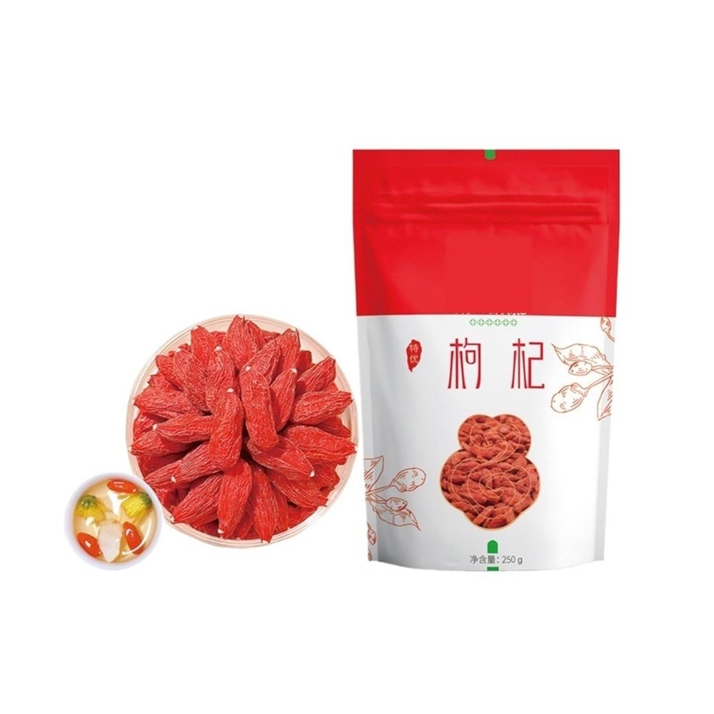Large, Plump Dried Goji Berries, Suitable For Soaking In Water, Making Soup, And Other Healthy Family Ingredients(2bag)