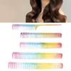 5pcs Professional Hair Cutting Combs, Barber Hairdressing Styling Combs with Round Even Teeth and Distributing Tooth, Double - Sided Design for Salon and Home Use view 3