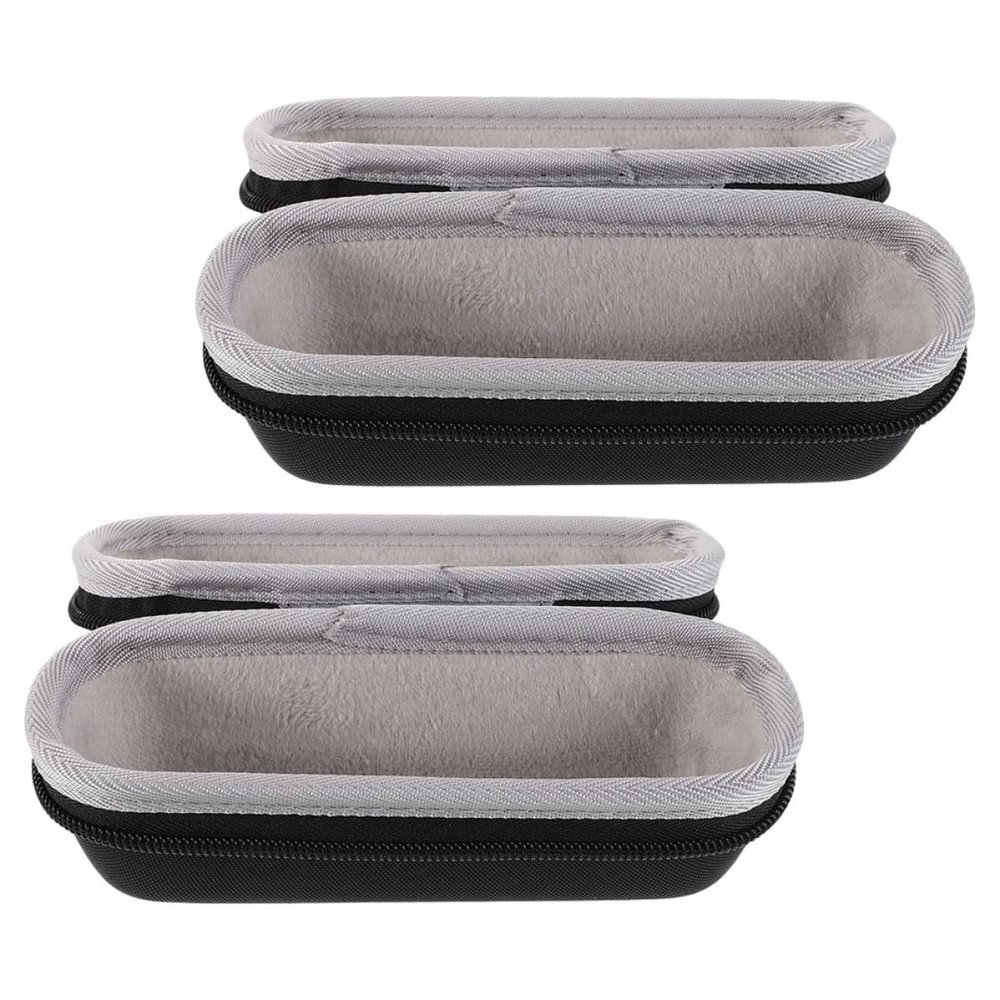 Operitacx 2pcs Eva Hard Shell Protective Storage Case for Forehead and Thermometers, Shockproof Travel Carrying Bag with Oxford Fabric, 176.58cm, Suitable for Digital Thermometers and Use