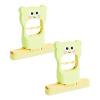 2Pcs Portable Mini Mop, Self-Squeeze Desktop Cleaning Mop for Wet & Dry Cleaning Portable Small Mop for Small Spaces, Kitchen, Bathroom, Glass (Green) view 1