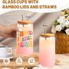 Jars Nova 40th Birthday Gifts for Women | Personalized 40th Birthday Gift Set - 16oz Glass Tumbler, Cosmetic Bag & Compact Mirror | Turning 40 Presents for Wife, Bestie, Sister, Friend view 3