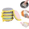 10 Pcs Sponges Washing Up, 2026 Round Double Kitchen Dishwashing Sponge, Pot Cleaning Wonders Non-Stick Oil Cleaning Cloths, Round Scouring Pads view 1