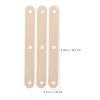 50pcs Wooden Ice Pop Sticks for Boys and Girls Craft DIY Beige view 2