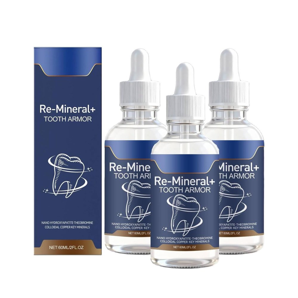 Nano Hydroxyapatite Tooth Repair Serum, Tooth Enamel Repair Serum, Enamel Repairs Gel for Sensitivity Relief and Gum Care, 60ml (3Pcs)