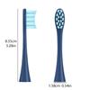 12 Replacement Heads, Compatible with Oclean Flow/X/X PRO/ Z1/ F1/ One/Air 2/SE Brush Heads, Soft Toothbrush Vacuum Cleaner Bristles (20pcs Black, One Size) view 2