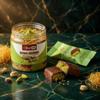 Dubai Crunch Pistachio Chocolate Spread with Crispy Kataifi 150g + 13g Pistachio Chocolate Bite Creamy Pistachios & Hazelnut Cocoa Spread, Crunchy Kadayif for Breakfast & Desserts view 2