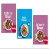 Sultana Bran 500g and Bran Flakes 375g Breakfast Cereal, Halal, Kosher, Suitable for Vegetarians, Pack of 3 view 1