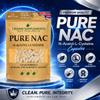 Pure Clean NAC Capsules N Acetyl Cysteine | Clean Formula Supplements | Crown Supplements UK (270 Capsules) view 3