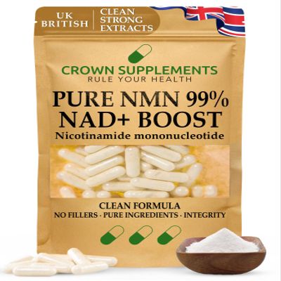 Pure Clean 'NMNS Supplement Max Absorption for NAD | Clean 99% Formula Quality | Crown Supplements (270 Capsules)