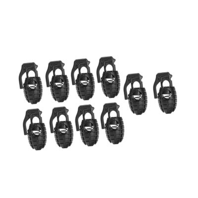 Shoelace Buckles 18pcs PVC Spring Clasp for Shoelaces