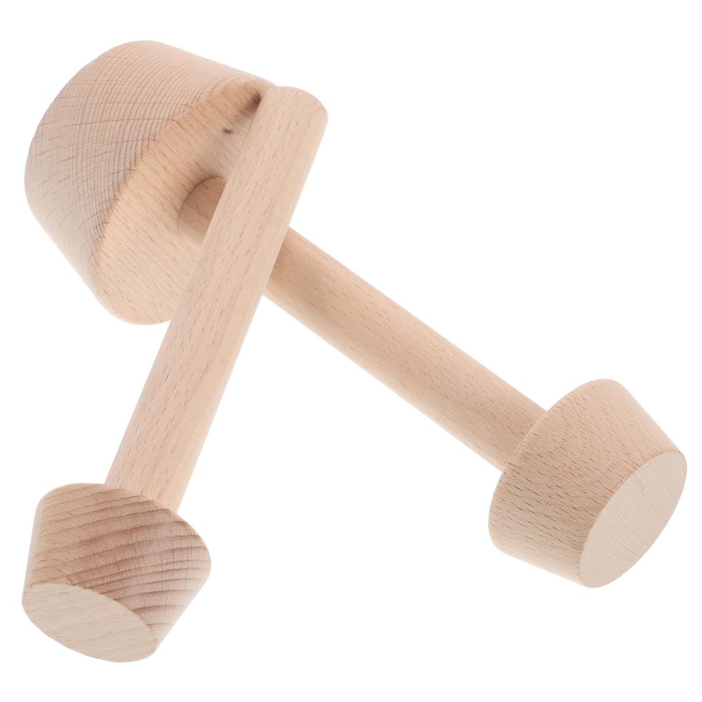 MAGICLULU 2pcs Wooden Egg Tart Molds Double Sided Handheld Tart Tampers with Dual-Ended Design for Pressing and Shaping Dough for Kitchen Home Baking