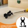 Ciieeo 8pcs Walking Stick Clip Cane Accessory for Walker Power Chair Cane Holder with Secure Grip Design Easy Installation Black Plastic for Older Adults Mobility Scooter and Crutches view 3