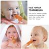 FUOYLOO Finger Toothbrush Silicone Oral Cleaning Brush for Boys and Girls Boy Girl Years view 3