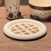 Ceramic underglaze color hand-painted waffle plates are exquisite and practical for home use-waffles view 4