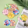 10pcs Daisy Style Sensor Covers for Libre 2/3, Daisy Theme Sensor Stickers Waterproof & Sweatproof Christmas Adhesive Patches CGM Monitor Patch Accessories Compatible with Libre view 3