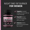 Women's Nighttime Healthy Fat Burning Support Blend Advanced Daily Gentle Care Formula view 3