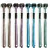 8-PCS Deep Clean 3-Sided Toothbrush Set, Soft Bristles for Sensitive Teeth, Gentle Dental Care for Kids & Adults, Ergonomic Handle, Travel-Friendly
