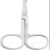 Nose Hair Scissors, Nose Hair Cutter, Round Safety Scissors, Nose Hair Scissors, Stainless Steel, Curved Blade, Round Tip, Eyebrow Scissors, Beard, Facial Hair, Makeup, Unisex view 1