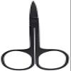 Black Stainless Steel Scissor Eyebrows Nose Hair Beard Scissor Beauty Tool Nose Hair Scissors Fingernail Scissors Small Grooming Scissorsnose Hair Scissor view 1