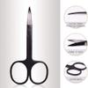 Black Stainless Steel Scissor Eyebrows Nose Hair Beard Scissor Beauty Tool Nose Hair Scissors Fingernail Scissors Small Grooming Scissorsnose Hair Scissor view 3
