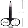 Black Stainless Steel Scissor Eyebrows Nose Hair Beard Scissor Beauty Tool Nose Hair Scissors Fingernail Scissors Small Grooming Scissorsnose Hair Scissor view 4