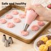 50PCS Disposable Piping Bags, 12-Inch Clear Plastic Icing Bags,Dispose After Wse with No Washing Required, Crush-Resistant and Tear-Proof, Ideal for Frosting Decorating Cakes and Cookieses view 4
