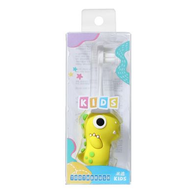 Soft Toothbrush for Tiny Tots Cute Dinosaur Design 2-6 Years Old Kids