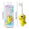 Soft Toothbrush for Tiny Tots Cute Dinosaur Design 2-6 Years Old Kids view 2