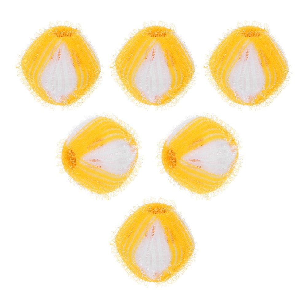 FRCOLOR Reusable Laundry Hair Remover Balls Strong Pet Hair Removal Tool 6pcs Made of Nylon and Polypropylene for Washing Machine for Clothes for Laundry and Pet Fur Cleaning