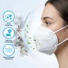 FFP3 Face Masks UK | CE 0370 Certified EN149:2001+A1:2009 | 5-Layer Protection & 99% Filtration | Comfortable Ear Loops, Easily Breathable & Hypoallergenic | White view 2