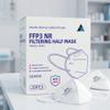 FFP3 Face Masks UK | CE 0370 Certified EN149:2001+A1:2009 | 5-Layer Protection & 99% Filtration | Comfortable Ear Loops, Easily Breathable & Hypoallergenic | White view 4