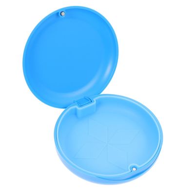 GAROZATION Dust Braces Box Portable Retainer Case Silicone Pad for Orthodontic Retainers Scratch Resistant Storage Box to Straighten Teeth