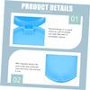 GAROZATION Dust Braces Box Portable Retainer Case Silicone Pad for Orthodontic Retainers Scratch Resistant Storage Box to Straighten Teeth view 3