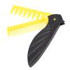 3-in- Folding Comb for Men Fine & Wide Tooth Beard Comb for Grooming, Styling & Detangling, Compact Pocket-Sized, Robust ABS Material, Folded 13.5x4cm / Extended 22.5x4cm view 2