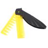 3-in- Folding Comb for Men Fine & Wide Tooth Beard Comb for Grooming, Styling & Detangling, Compact Pocket-Sized, Robust ABS Material, Folded 13.5x4cm / Extended 22.5x4cm view 3