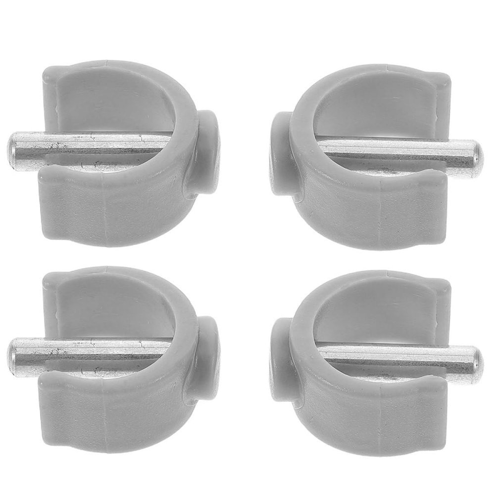 4 Pcs Universal Canes C-Shape Latch Clamp Replacement Buckle