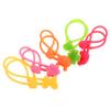 LALAFINA Reusable Flexible Silicone Bands 5Pcs Elastic Straps for Bento Box and Cable Organizing view 1