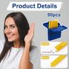 80pcs Hearing Aid Filters for Starkey, Plastic Hearing Aid Wax Guard Filters Practical Cleaning Tools Kit Compatible with Starkey Livio Livio AI view 2
