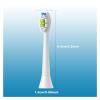 4/8/12/16pcs Replacement Toothbrush Heads,Compatible with Electric Brush Head 4100 6500 6100 7500 5300 1100(4White 4Black) view 2