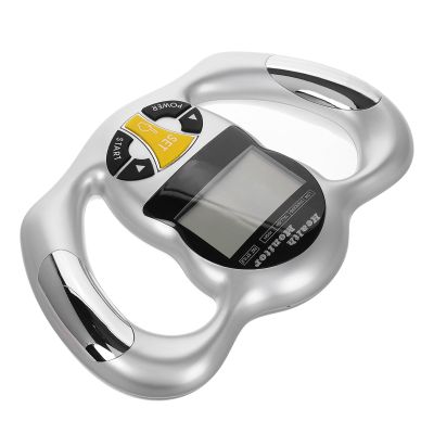 ADOCARN Bmi Scale Handheld Body Fat Machine Digital Tape Measure Silver Abs High Precision Measurement User-Friendly Interface for Anytime Anywhere Fitness Health Assessment