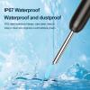 10MP HD Ear Cleaner with Camera, Ear Wax Removal Tool with LED Light, Wireless Ear Cleaning Kit with Tweezers & Silicone Scoop, IP67 Waterproof, Easy to Use (Black+Magnetic Absorption) view 2