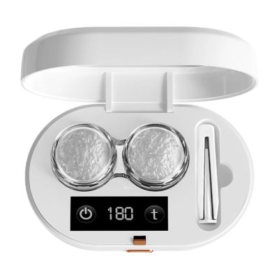 Contact Lens Cleaner Machine - Rechargeable | Ultrasonic Lens Cleaning Machine for Protein Removal, SEO-Rich Automatic Cleaner for Women Adults Home Travel & Night Care