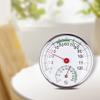 DystopiaWorld Sauna Thermometer Hygrometer Unit with 125mm x 125mm Metal Faceplate for Reliable Heat and Moisture Monitoring in Sauna Spaces view 2