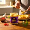 Just Ghee Chilli Garlic Ghee 150g | Grass-Fed Clarified Butter Infused with Roasted Garlic & Red Chilli | High Smoke Point Cooking Ghee | Keto, Handcrafted in UK view 3